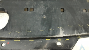 Rear bumper protection center Mazda 3 19-4d worn, torn