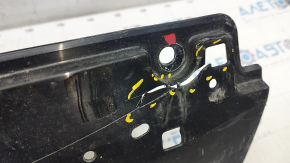 Rear bumper protection center Mazda 3 19-4d worn, torn