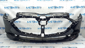 Front bumper bare Mazda 3 19-4d, black, scratches