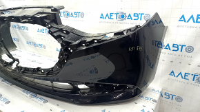 Front bumper bare Mazda 3 19-4d, black, scratches