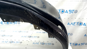 Front bumper bare Mazda 3 19-4d, black, scratches