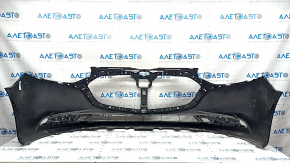 Front bumper bare Mazda 3 19-4d, black, scratches