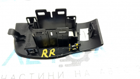 Rear right window lift control trim Mazda 3 19-4d black, broken mount