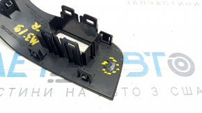 Front right window lift control trim Mazda 3 19-4d black, broken fasteners