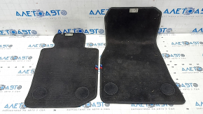 Set of floor mats for BMW 3 G20 19- black cloth, M Sport, for cleaning