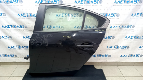 Door assembly rear left Mazda 3 19- 4d, black 41W, butt