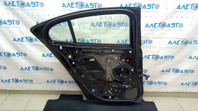 Door assembly rear left Mazda 3 19- 4d, black 41W, butt