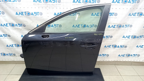 Door assembly front left Mazda 3 19- 4d, black 41W