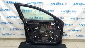 Door assembly front left Mazda 3 19- 4d, black 41W
