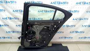 Door assembly rear right Mazda 3 19- 4d, black 41W