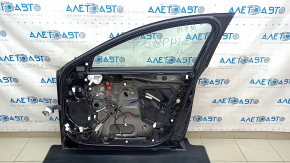 Door assembly front right Mazda 3 19- 4d, black 41W, butt
