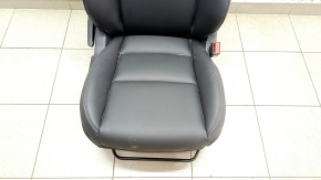 Passenger seat Mazda 3 19-22 with airbag, mechanical, black leather, Mexico built, without pad