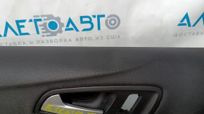 Door trim card front left Ford Escape MK3 17-19 rest, black, chrome handle, scratches, abrasions, dents, bumps