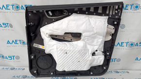 Door trim card front left Ford Escape MK3 17-19 rest, black, chrome handle, scratches, abrasions, dents, bumps