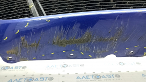 Front bumper complete BMW 3 G20 19-22 for parking sensors and PMA, with wiring, fasteners and fog lights, M Sport, blue, torn, scratches, dented, crack in grille