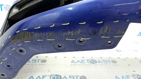 Front bumper complete BMW 3 G20 19-22 for parking sensors and PMA, with wiring, fasteners and fog lights, M Sport, blue, torn, scratches, dented, crack in grille
