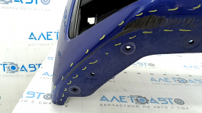 Front bumper complete BMW 3 G20 19-22 for parking sensors and PMA, with wiring, fasteners and fog lights, M Sport, blue, torn, scratches, dented, crack in grille