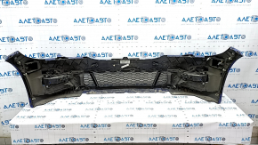 Front bumper complete BMW 3 G20 19-22 for parking sensors and PMA, with wiring, fasteners and fog lights, M Sport, blue, torn, scratches, dented, crack in grille