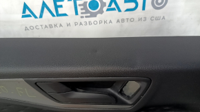 Door trim card front left Ford Escape MK4 20-22 black, armrest cloth, handle molding graphite, scratches, abrasions, dents, bumps