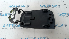 Armrest Ford Fusion mk5 13-16 leather black with red stitching, butt