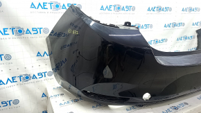 Rear bumper bare Mazda 3 19-4d, black, dented, scratches