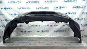 Rear bumper bare Mazda 3 19-4d, black, dented, scratches