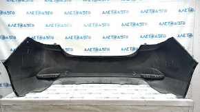 Rear bumper bare Mazda 3 19-4d, black, dented, scratches