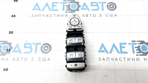 Front left window lift control Mercedes C-class W205 15-21 black housing, chrome swelled