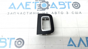 Rear left window lift control trim Mercedes C-class W205 15-21 black, cracks in fasteners