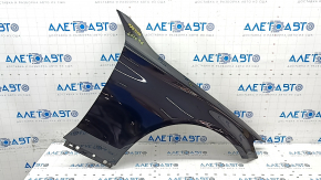 Front right wing Mercedes C-class W205 15-21 aluminum, black 040, bump, scratch