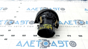 Front panel air duct deflector right Mercedes C-class W205 15-21 black gloss, coating defect