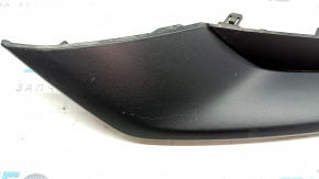 Front bumper cover left Mazda 3 19- 4d structure black, Mexico built, scratches