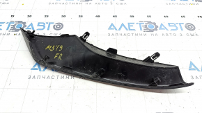 Front bumper cover right Mazda 3 19- 4d structure black, Mexico built