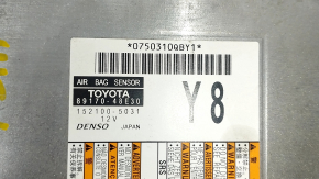 SRS airbag module airbag computer Toyota Venza 21-