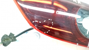 Lamp inner trunk lid right Mazda 3 19-22 4d, scratches