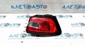 Light outer wing right Jeep Cherokee KL 14-18 pre-rest, broken glass