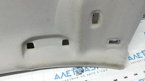 Mercedes C-class W205 15-18 headlining without panoramic windows and sunroof, grey, creased, burnt, fabric peeled off, dry cleaning required, fasteners torn off