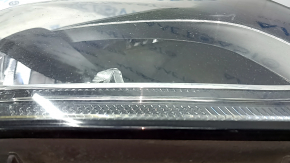 Front right headlight complete Mercedes C-class W205 15-18 halogen, with seal, sand, for polishing, torn seal