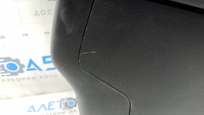 Central console armrest and cup holders Mazda 3 22-23 leather black, Mexico built, scratches
