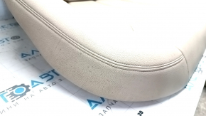 Rear row of seats 2nd row BMW 3 F30 12-18 beige leather, solid back, without headrests, dented, dry cleanable