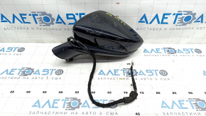 Side mirror left Mazda 3 19-4d 6 pins, turn signal, heated, BSM, Mexico built, black