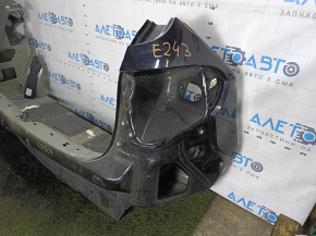 Rear panel VW Tiguan 09-17 2 parts with eyepieces, black