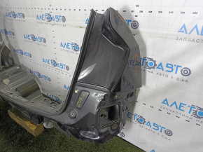 Rear panel Audi Q5 8R 09-17 set 3 parts with eyepieces, graphite LZ7L, butt