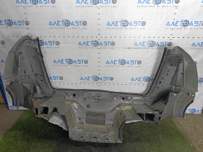 Rear panel Audi Q5 8R 09-17 set 3 parts with eyepieces, graphite LZ7L, butt