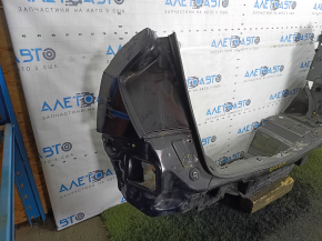Rear panel Audi Q5 8R 09-17 set 3 parts with eyepieces, graphite LZ7L, butt