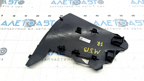 Front panel trim side right Mazda 3 19- black, Mexico built