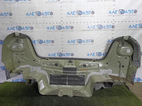 Rear panel VW Passat b7 12-15 USA 2 parts with eyepieces, beige LA1X