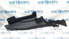 Rear pillar trim right lower Mazda 3 19-4d black, Mexico built, scratches, plastic turned white