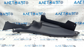 Rear pillar trim left lower Mazda 3 19- 4d black, Mexico built, scratches