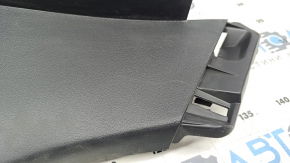 Rear pillar trim left lower Mazda 3 19- 4d black, Mexico built, scratches